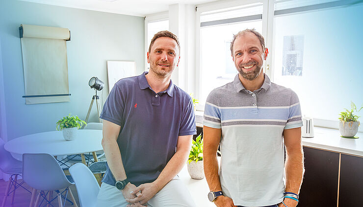 Steffen Kramer und Christian Bauer, meisterleistung Physiotherapie