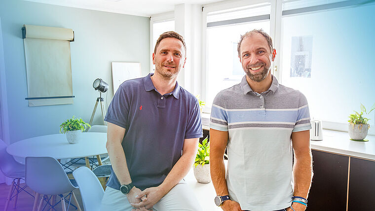 Steffen Kramer und Christian Bauer, meisterleistung Physiotherapie