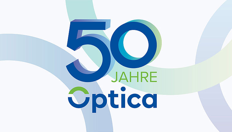 50 Jahre Optica Logo